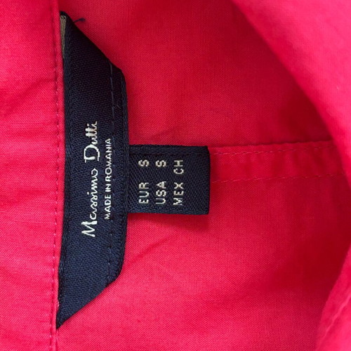 Massimo Dutti red shirt like new, size M