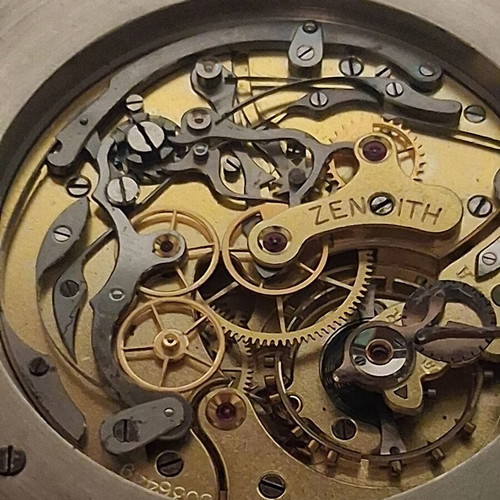 Zenith Grand Desk Chronograph La Poste c.1910 museum-grade