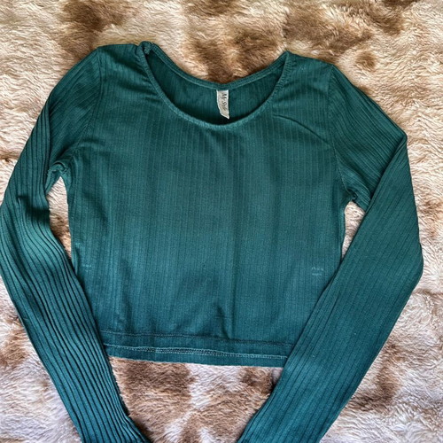 Women's shirt like new, dark green, Small