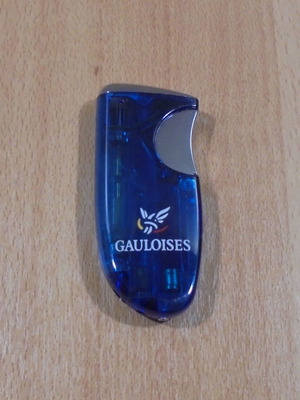 Gauloises advertising plastic lighter new