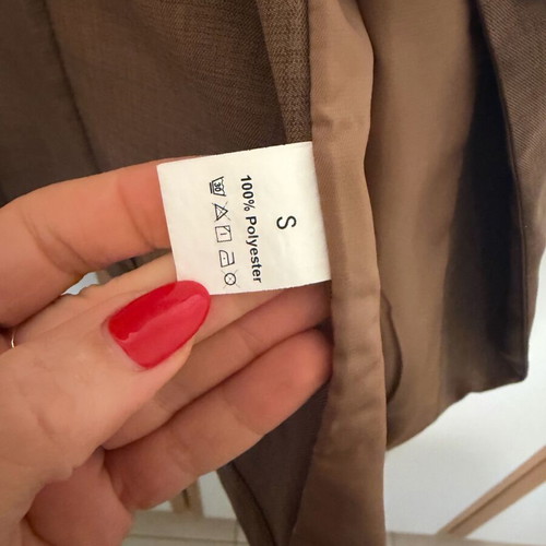 Brown spring jacket size S like new