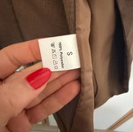 Brown spring jacket size S like new