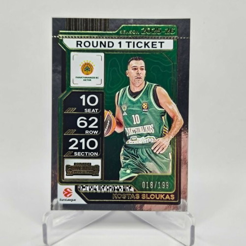 Panini Contenders Euroleague Kostas Sloukas card like new