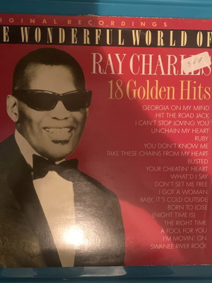 The Wonderful World Of Ray Charles 18 Golden Hits βινύλιο μεταχειρισμένο, R&B Soul