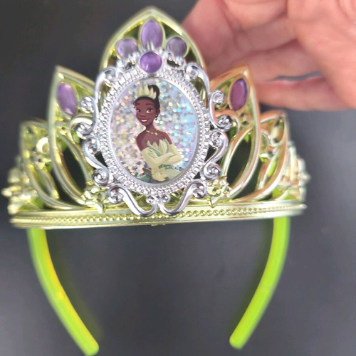 Disney Princess Tiana Crown Headband like new, multicolor