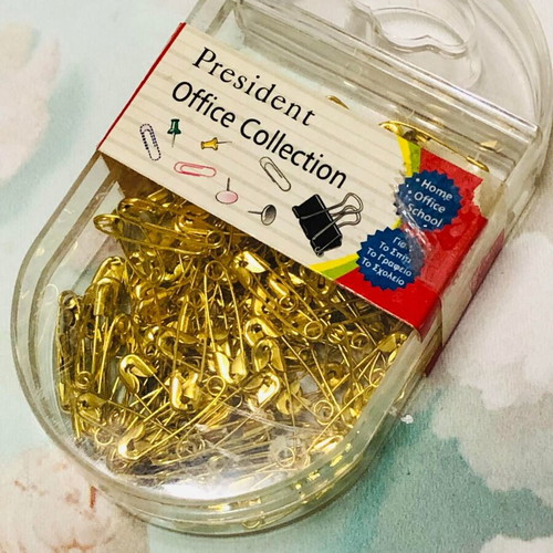 Safety pins used, pack of 150 pcs, 17 mm x 0.4 mm