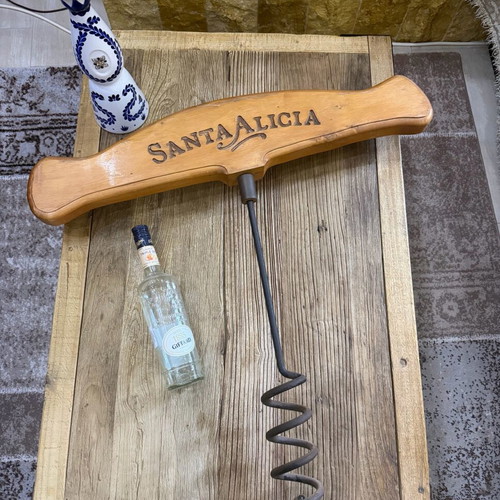 Giant Santa Alicia corkscrew used, decorative XXL