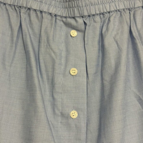 Stella McCartney x H&M wide-leg pants new, size M 38 10, white and blue