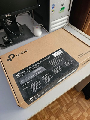 TP-LINK TL-SG3210 L2 Managed 10-Port 8 Gigabit 2 SFP Switch New