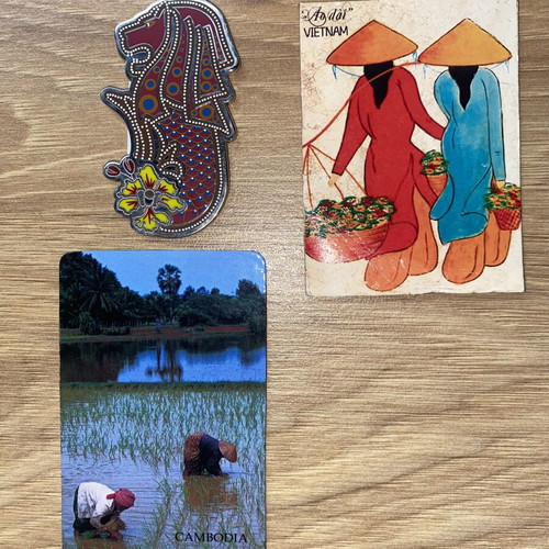 Fridge magnets like new, set