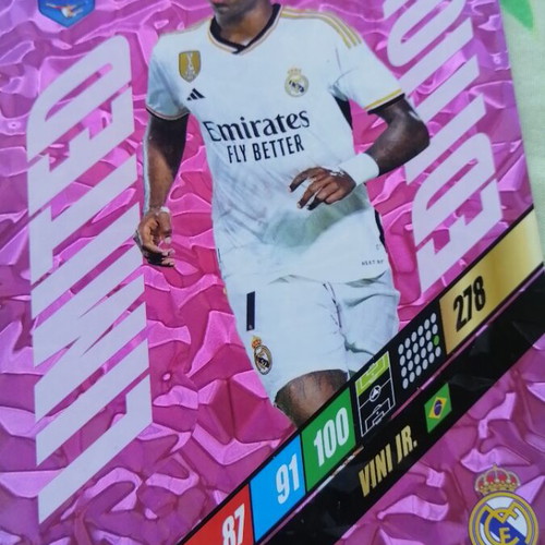 Limited Edition Vini Jr card like new