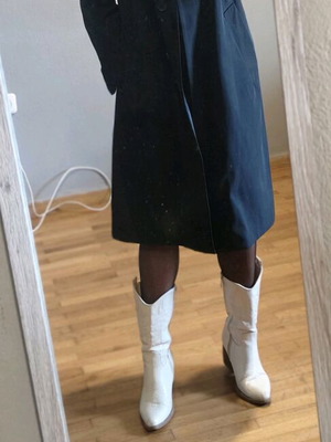 Zara black trench coat new, size L