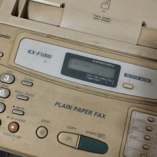 Panasonic vintage fax like new with telephone