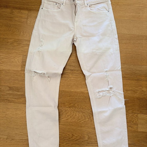 Zara pink ripped jeans size 38 used