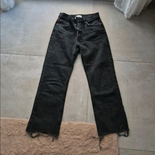 Zara pants straight fit new, black, size XS