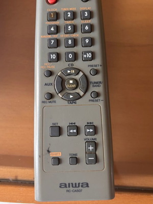 Τηλεχειριστήριο Aiwa RC-CAS07 για ηχοσύστημα