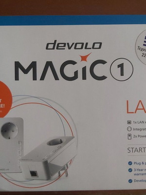 Devolo Magic 1 LAN Starter Kit used, 2 adapters, G.hn technology