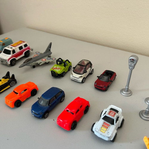 Toy cars used very small vintage