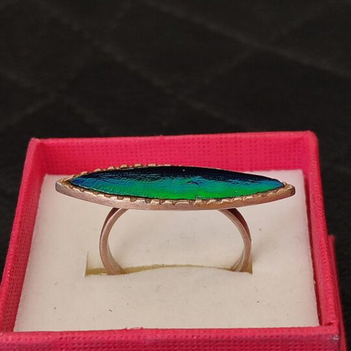 Silver ring 925 gold plated by Paul Sarz sentimental used