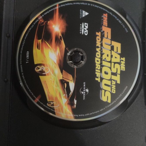 Tokyo Drift DVD used, foreign cinema with subtitles