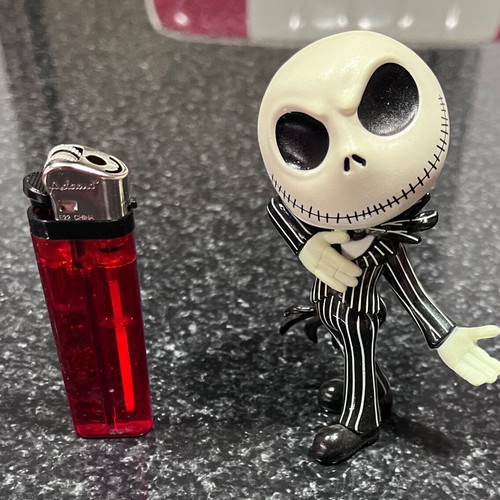 Disney The Nightmare Before Christmas 4" Jack Skellington Glow Head like new