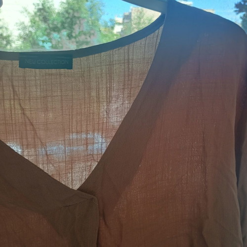 Summer blouse New Collection NoL like new, airy, brown