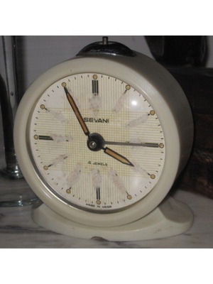 Ρολόι Vintage Alarm Clock Sevani μεταχειρισμένο, επιτραπέζιο, αναλογικό