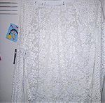  Superdry  δαντελωτο μπλουζακι μακρυμανικο απο δαντελα μπλουζα ασπρο medium