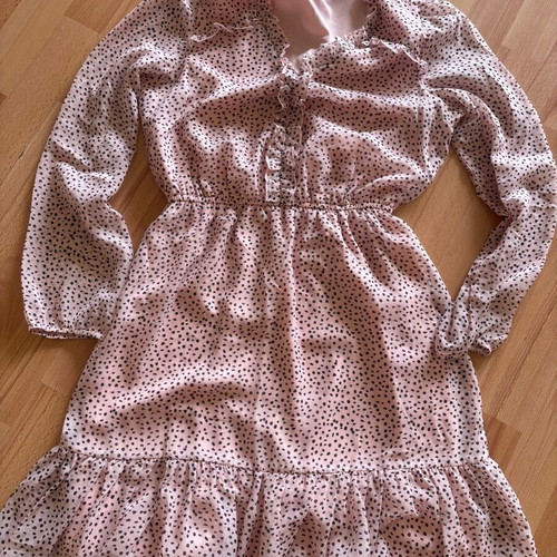 Chiffon dress used, size S/M, pale pink