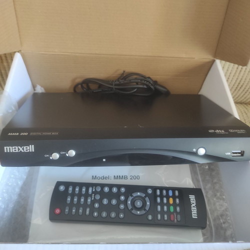Maxell Multimedia Box MMB 200 like new, HD media player and USB recorder