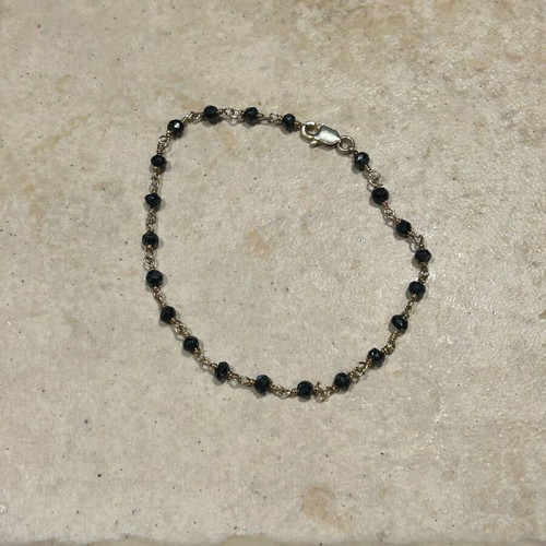 Spirito Rosa bracelet with anthracite beads like new