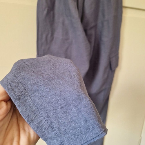 Morena Spain high-waisted airy blue cargo pants XS/S, like new