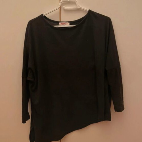 Pink Woman blouse like new, lightly worn, black