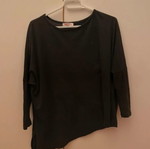 Pink Woman blouse like new, lightly worn, black