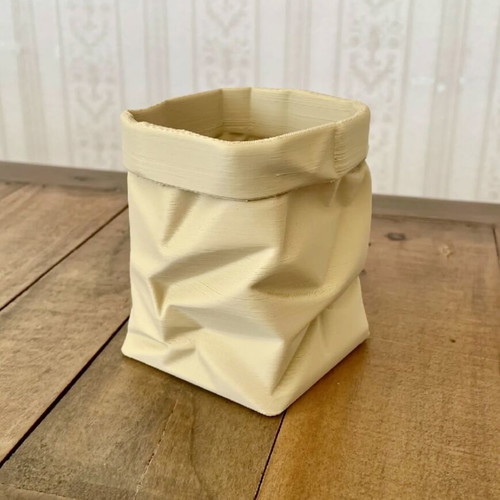 Decorative desk organizer new with modern crumpled paper design