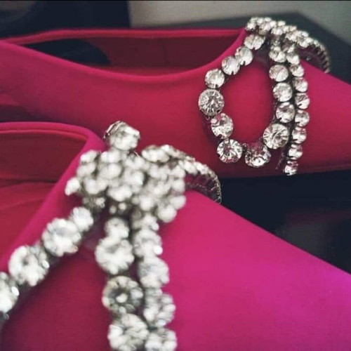 Zara fuchsia flat sandals new, size 37