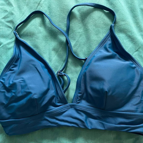 Shein dark blue swimsuit top XS new