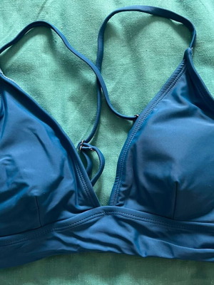 Shein dark blue swimsuit top XS new