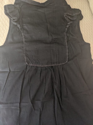 Синя блуза риза употребявана с разрез под бюста, размер S