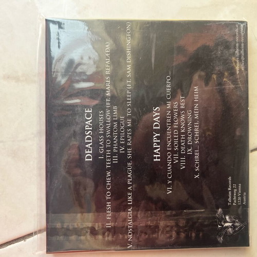 Deadspace / Happy Days Reaching For Silence Split CD Digipak like new