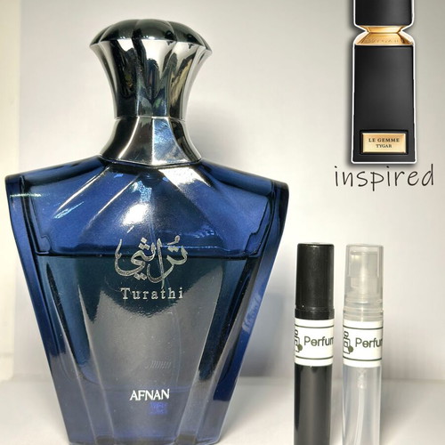 Turathi Blue Afnan Eau de Parfum tester 3 ml new
