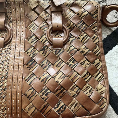 Bottega Veneta vintage handbag used, brown