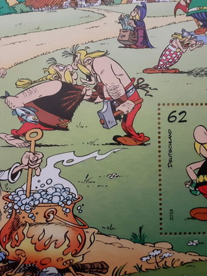 Φεγιέ Γαλατικό Χωριό Asterix & Obelix block 80 καινούργιο (2015) Deutschland