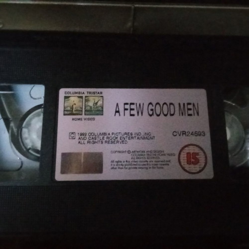 A Few Good Men VHS tape used, 2000s decade, with subtitles