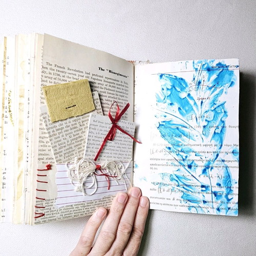 Handmade notebook for notes, thoughts, and ideas