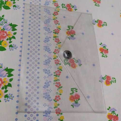 Nylon button folders, pack of 6, like new