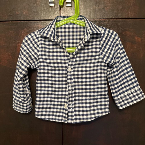 Cotton t-shirt like new, size 12, 74 cm, black and white