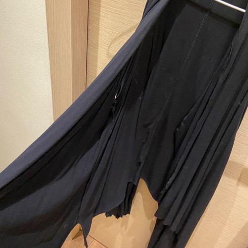 Vest with layering long used, black, Greek brand Doretta