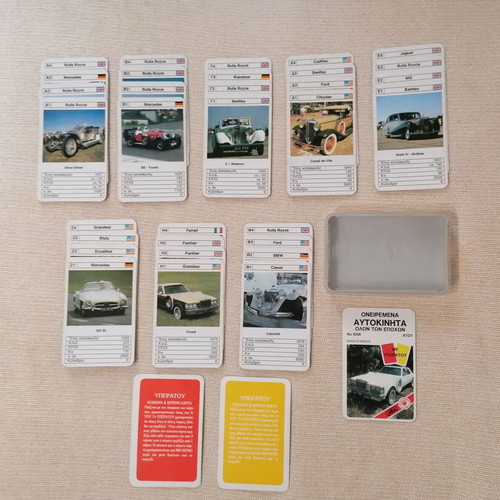 Dream Cars Card Game by MIKA, like new