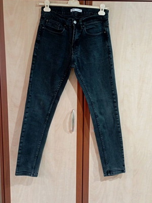 Skinny jeans Zara like new, size M 38 10, anthracite